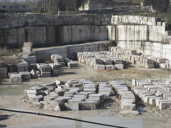 jazida travertino romano - Roma, It†lia